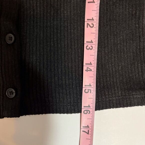 Nwt Nordstrom Black Button Up Cardigan - Picture 12 of 12